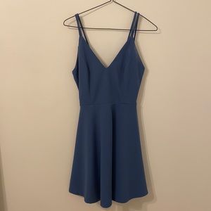 TRAC blue skater dress, XS